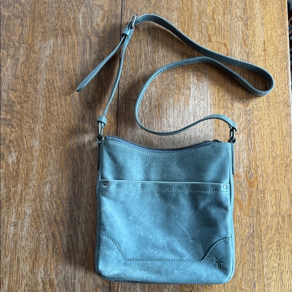 Frye Handbags - Frye Blue Leather Crossbody Bag